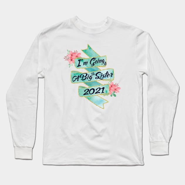 im going to be big sister Long Sleeve T-Shirt by shimodesign